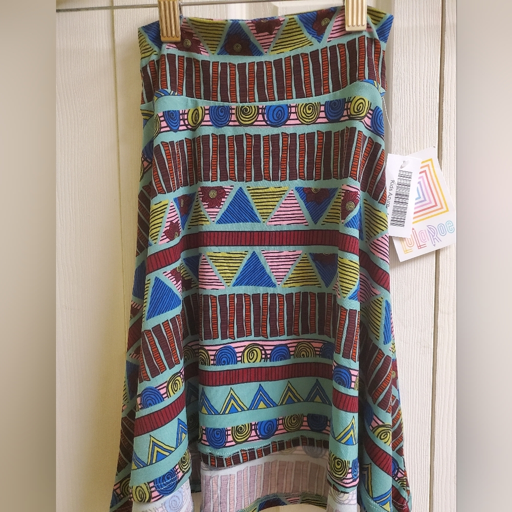 Kids Lularoe Azure skirt sz 4